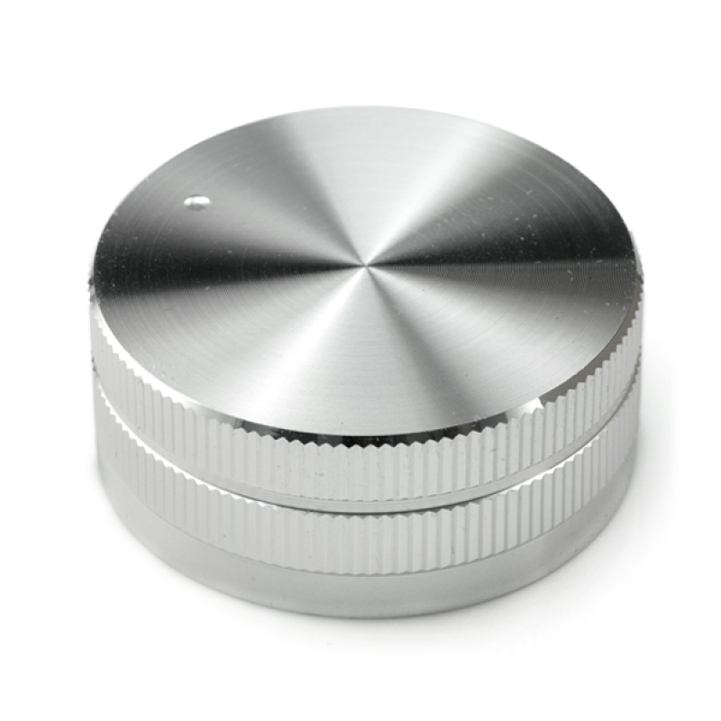 Silver Metal Knob 40x17mm